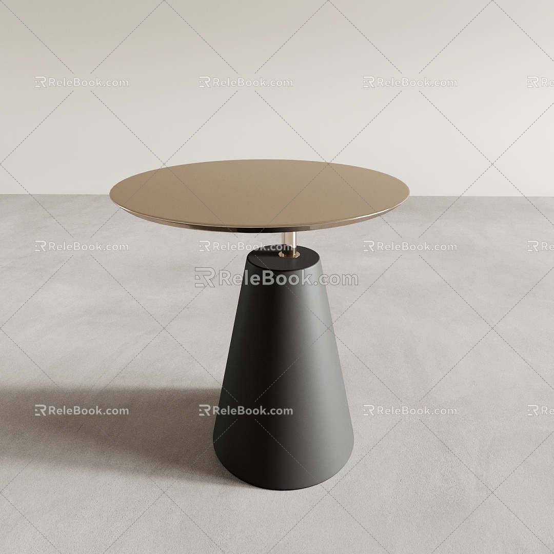 Round Table Side Table Coffee Table Round Table Low Table Corner Table 3d model