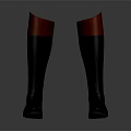 Sleek Gray Knee High Boots with Pink Accents and Ankle Straps for Modern Fashion