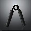 Black Hand Gripper Fitness Equipment With Textured Handles For Strength Training
