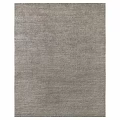 Light Gray Square Area Rug With Soft Woven Texture For Living Room Decor