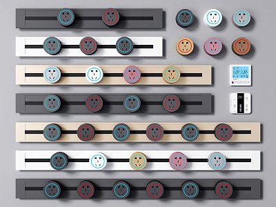 Modern socket switch socket panel model