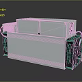 Industrial Large Electronic Equipment Featuring Metal Casing Cooling Fans And Heat Dissipation Holes