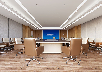 Modern Conference Room 3d model