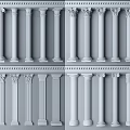 Classical Roman Columns With Ornate Capitals And Various Shaft Designs