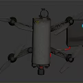 Advanced Quadrotor Drone for Space Exploration Missions with Rechargeable Battery and Aerial Support