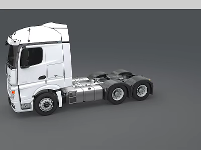 Truck head Actros truck head big truck big truck trailer heavy truck 3d model