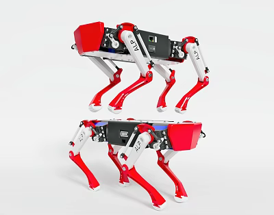 Modern Mechanical Dog 3d model
