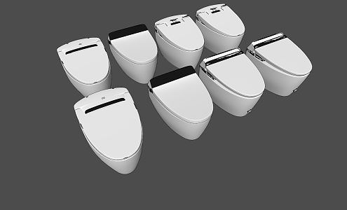 Modern Toilet Smart Toilet 3d model