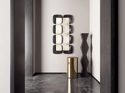 Modern Wall Decorations Three-dimensional Wall Decorations 3d model