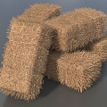 Hay stack hay stack hay stack weed stack hay stack hay stack hay stack turf low face number low model simple model game video level super realistic 3d model