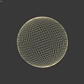 Decorative Textured Concrete Sphere Component For Modern Interior Design
