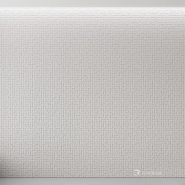 Gray Grid Texture Component With Uniform Pattern For Background Surface Design 3d model 