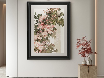 New Chinese Plant Painting Decorative Painting model