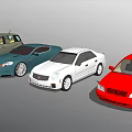 Different Types Of Colored Cars Including Sedan Hatchback And Sports Models Parked In A Row