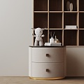 Modern Bedside Cabinet 3d model