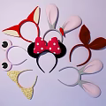 Cute Animal Ear Headbands With Rabbit Fox Minnie And Giraffe Designs