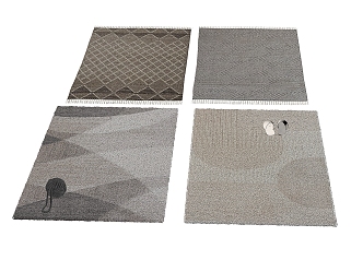 Furnishings carpet 3d model