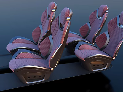 Car Seat Car Chair Space Table Chair Spaceship Seat Sports Car Chair Driving Seat Driver Seat Racing Seat Spaceship Chair Science Fiction Chair 3d model