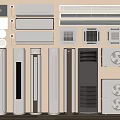 Various Types of Air Conditioners and Fans With Stylish Designs and Modern Models