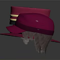 Fashionable Maroon Hats With Different Styles Striped Trim And Classic Designs