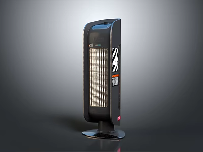 Vertical Electric Heater For Home Use With Efficient Heating And Modern Design 3d model