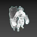 Mythical Warrior in Intricate Armor with Ornate Shield and Detailed Design