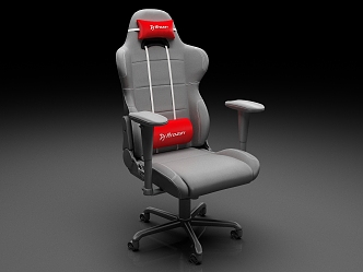 E-sports chair lift chair office chair black computer chair 3d model