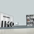 HIMO Exhibition Booth With 3D Letters Photo Wall And Display Stand