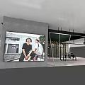 GUYS&SOUL Clothing Store Interior Design With Display Racks And Wooden Table