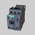 Industrial Electrical Circuit Breaker With Gray Metal Structure And Safety Features