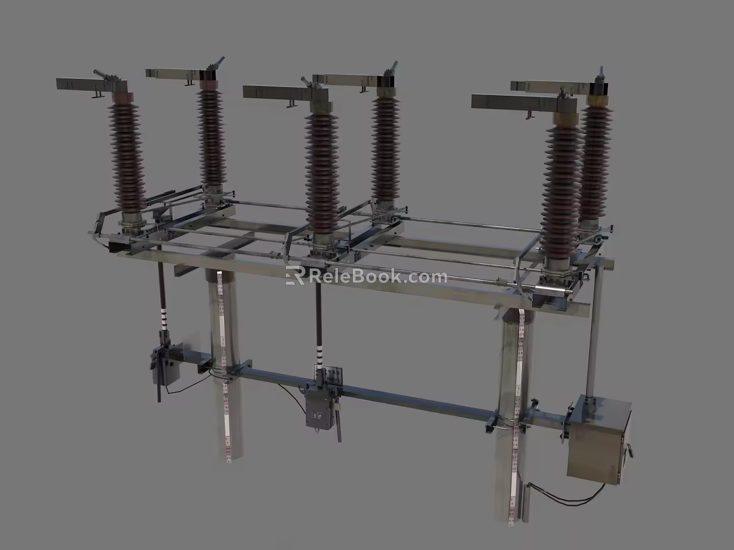 power station isolating switch isolating switch 3d model