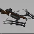 High Quality Crossbow With Wooden Stock Metal Frame Scope And Mechanical Design