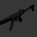 submachine gun 3d model