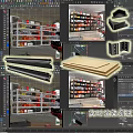 Organized Garage Storage With Shelves Tools Boxes Containers And Red Car