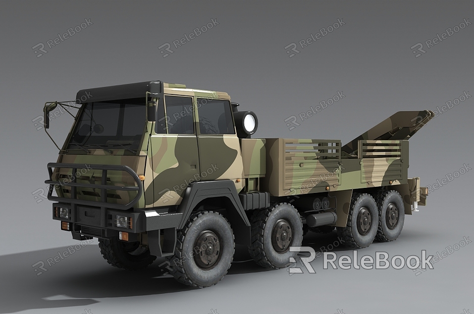 Military transport vehicle engineering vehicle maintenance vehicle model