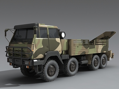 Military transport vehicle engineering vehicle maintenance vehicle model