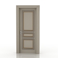 Jianou solid wood door interior door door 3d model