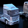 Mercedes Functional Trucks In Silver And Gold With Modern Cab And Chassis Design