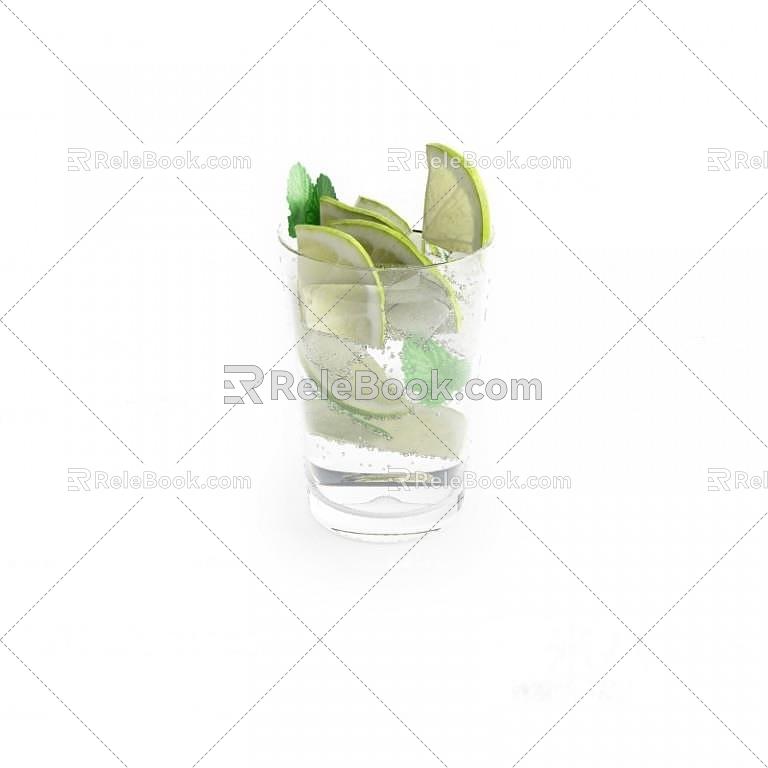 Drinks 3d model