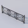3D Model of Guardrail 3d model