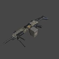 Weapons Light Machine Gun 3d model