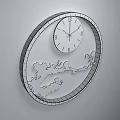 Modern Clock 3d model