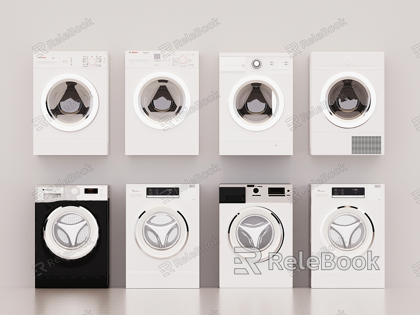 Modern Washing Machine Balcony Washing Machine Drum Washing Machine model