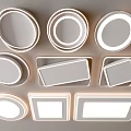 Modern Ceiling Lights With Various Shapes For Indoor Home Decoration
