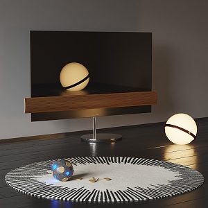 Modern TV 3d model