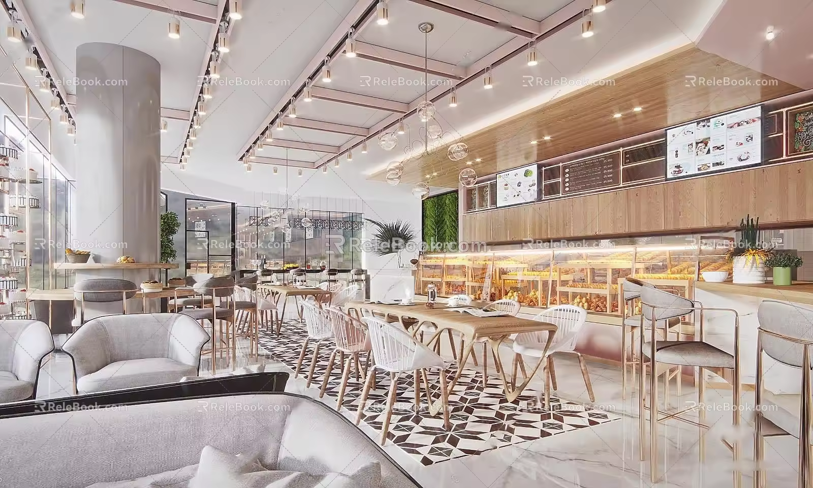 Modern Bakery 3d model