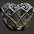 Modern Sculpture Totem Stone Carving Stone Carving Stone Totem 3d model