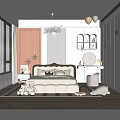 Cozy Kids Bedroom With Stuffed Toys Bed Decorative Wall Shelf And Soft Rug