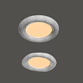 Modern Round Ceiling Light With Textured Design And Soft Warm Illumination