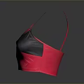 Color Block Pink And Black Sports Bra For Daily Active Wear